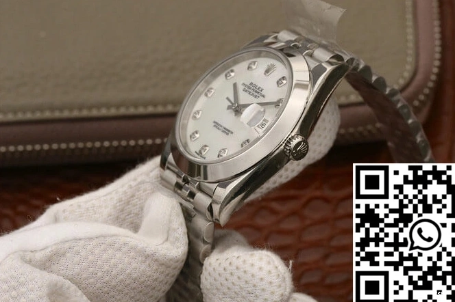 Factory Dial Datejust EW Rolex M126300 Diamond-set 0414